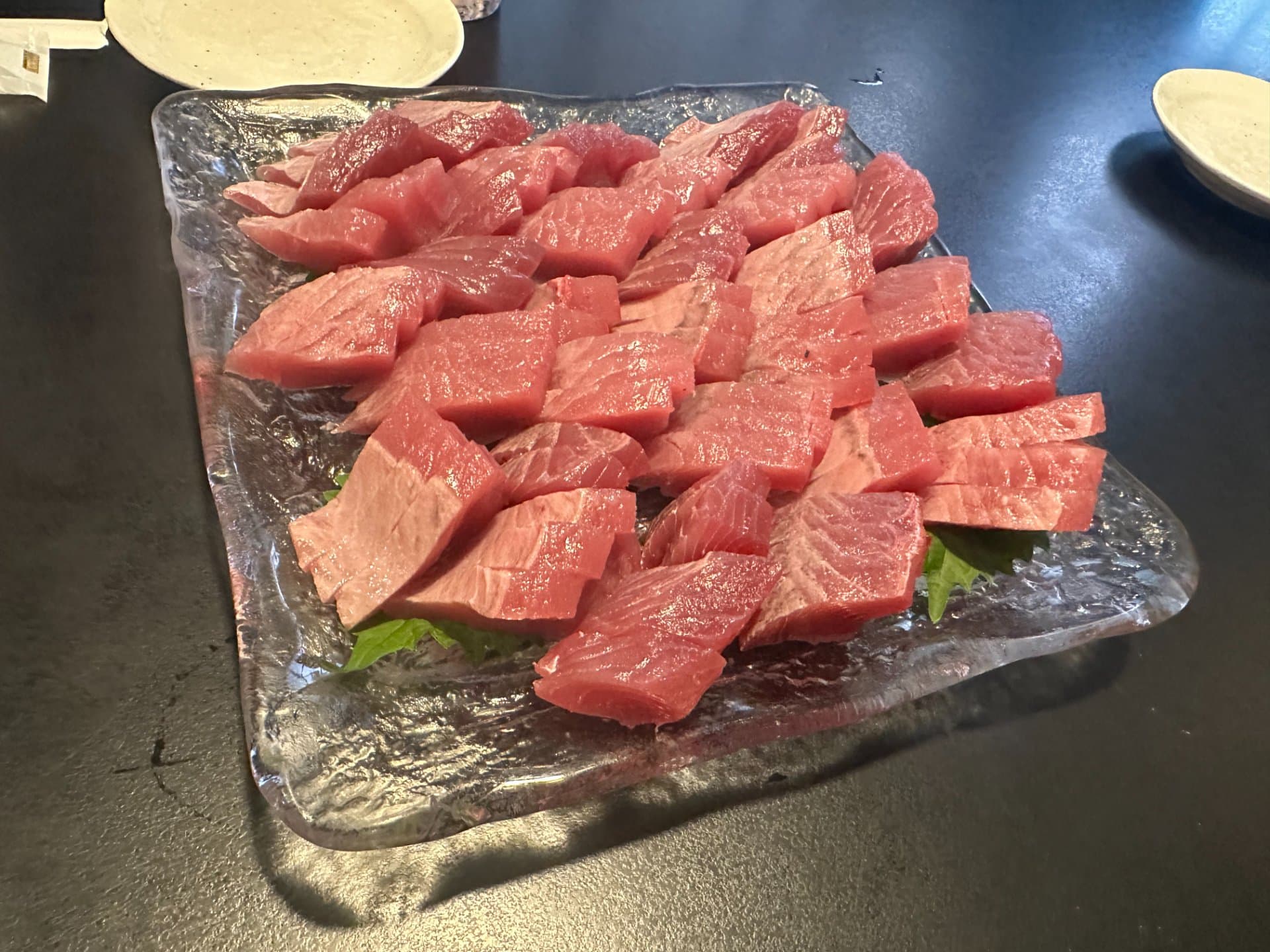 カツオの刺身