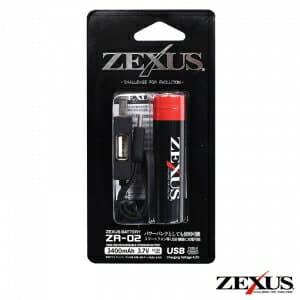 ZEXUS ZR-02 リチウムイオン充電池